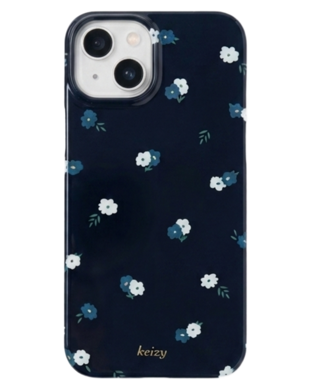 navy floral