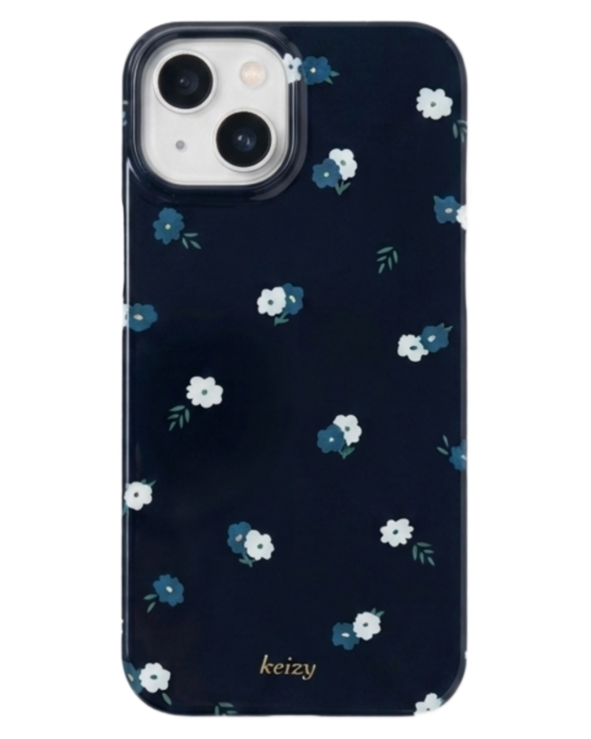 navy floral