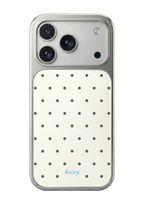 [silver edge] polka dots