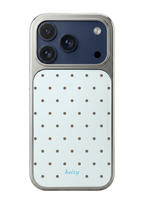 [silver edge] polka dots