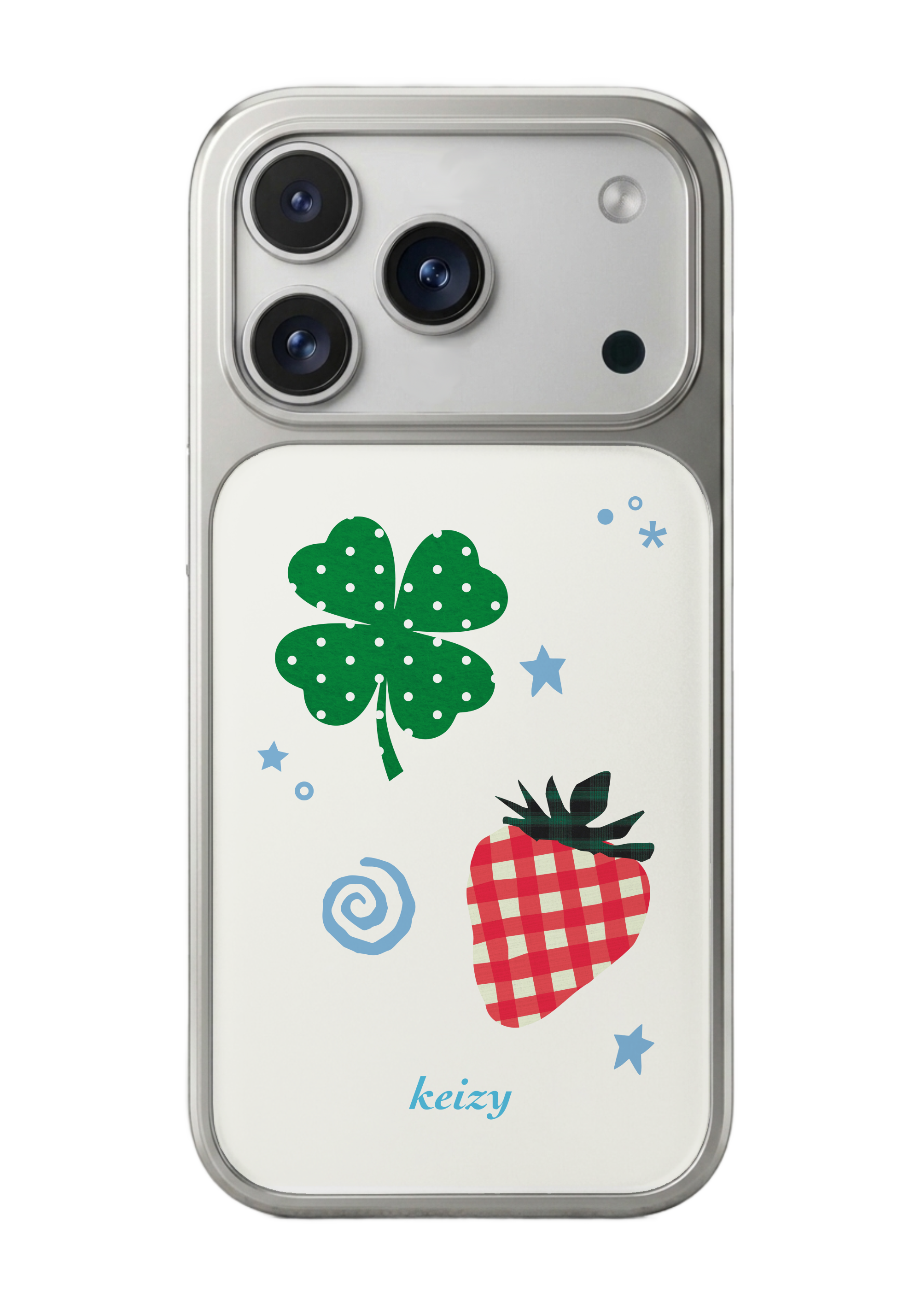 [silver edge] lucky clover