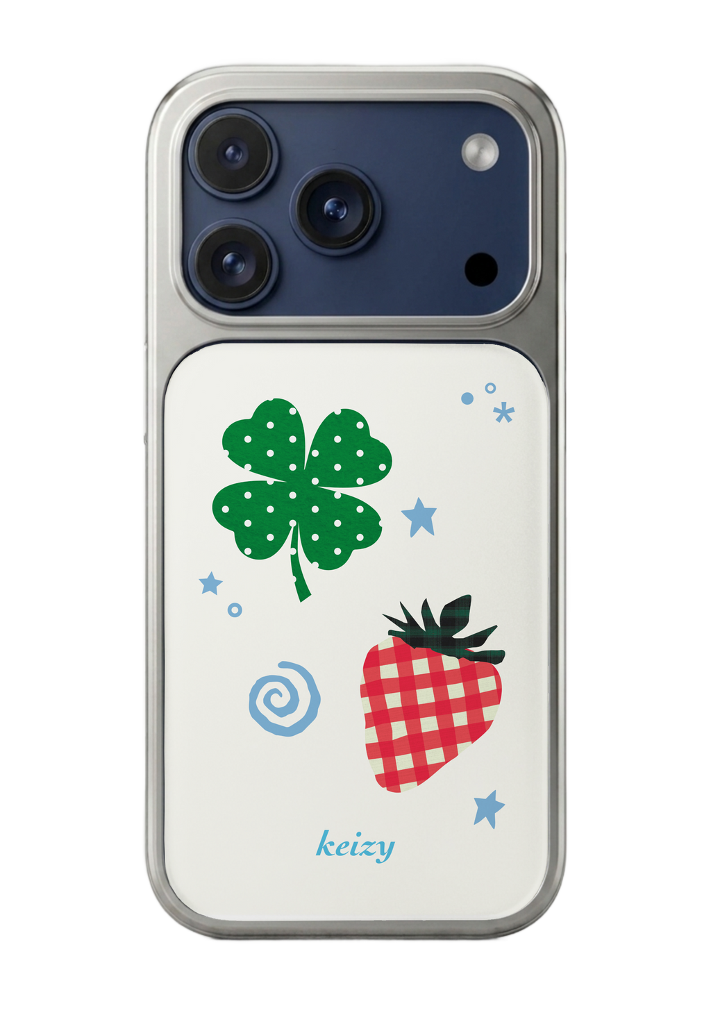 [silver edge] lucky clover