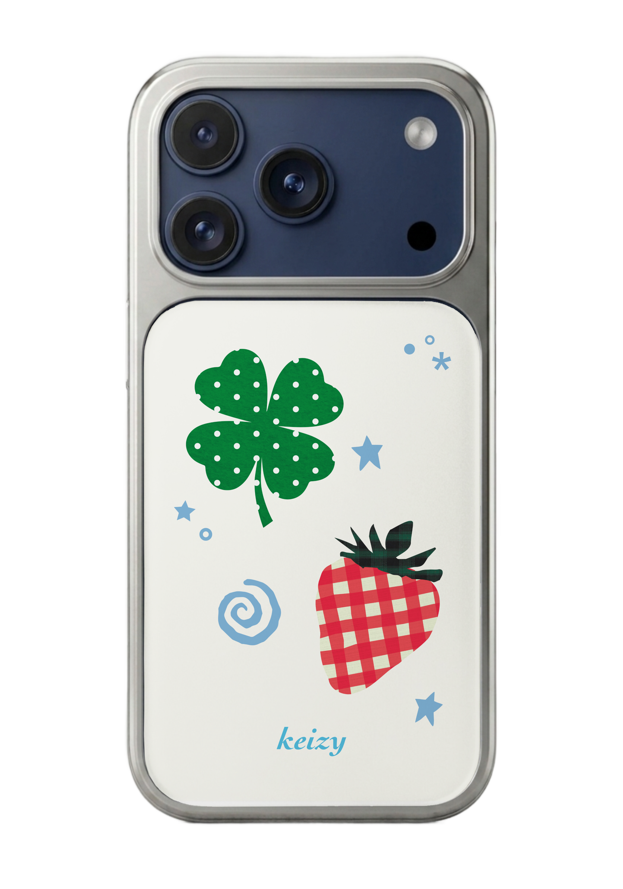 [silver edge] lucky clover