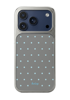 [silver edge] polka dots