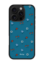 denim floral